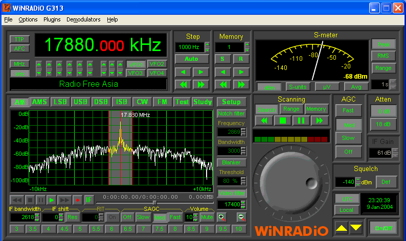 SDR приемник WiNRADiO WR-G313i