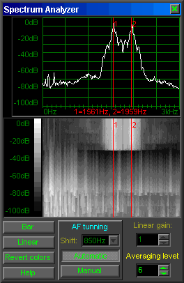 Описание: FSK Decoder - Spectrum Analyzer