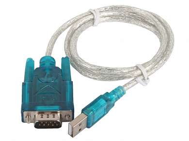 Переходник шт. USB-A - шт. DB-9M (RS232)  шнур 0.7 м