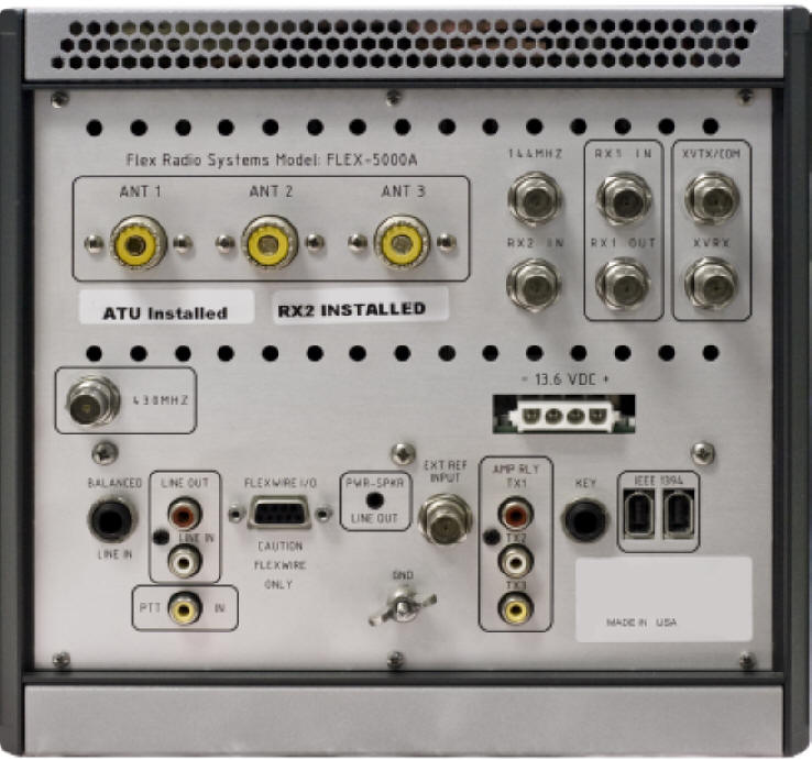 SDR КВ трансивер Flex-5000A-RX2-ATU-R-VU5K