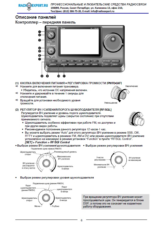 Инструкция для ICOM IC-7100