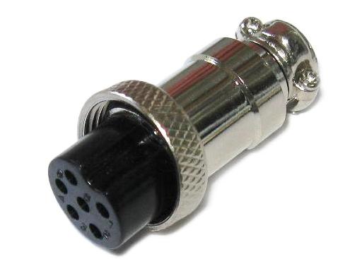 Разъем микрофонный XLR 6-PIN (female)