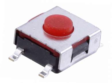 Кнопка  тактовая 6.2x6.2x3.1 (2.5 мм) smd