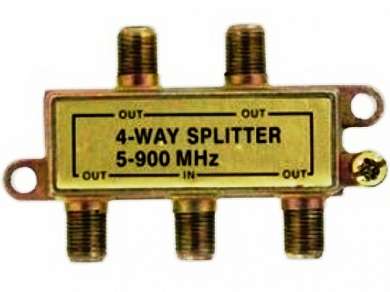 Делитель Splitter х 4  (5 -  900MHz)