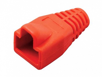 Кожух для штекера RJ45 8р8с -красный-