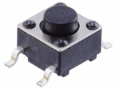Кнопка  тактовая 6х6х4.3 (0.8 мм) smd
