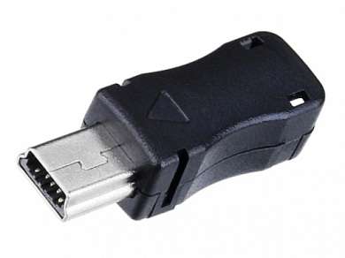 Штекер Mini USB-B 5-pin пайка