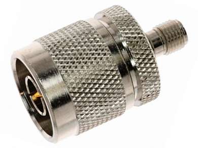 Переходник штекер N - гнездо SMA  Ni/Gold pin/Backelite