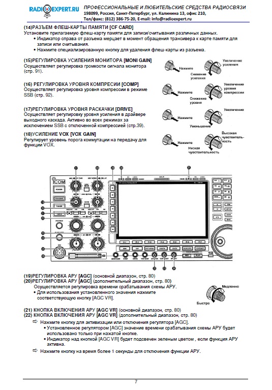 Инструкция для ICOM IC-7800