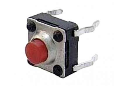 Кнопка  тактовая 6х6х5 (1 мм) IP67 тип 1