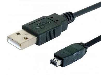 Шнур шт. USB A - шт. Mini USB 4P