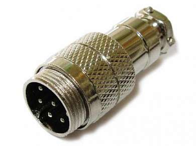 M16 штекер GX16 (MIC348) 8-pin на кабель 125V/7А