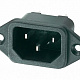 Штекер AC на корпус (AC-016, AS-207, AC-1)  220V/10А 3c