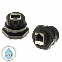 Разъём герметичный SZC RJ45M25Z0-6B, 10BASE-T,100 BASE-T, 1000 BASE-T