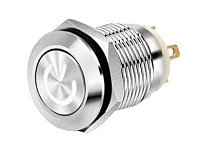 Кнопка M12 IB12C-PW OFF-(ON) LED12-24V 2A/36V 4c IP65