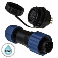 Разъём герметичный SZC16 9P-M-FB, 9 контактов