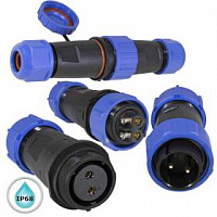 Разъём герметичный RUICHI КД-020-2 IP68, 2 контакта