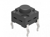 Кнопка  тактовая 6х6х5 (1 мм) IP67 тип 2