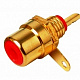 Гнездо RCA  на корпус G -красное-