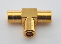 SMB-522, переходник SMB гнездо - SMB гнездо - SMB гнездо