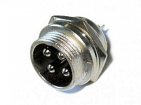 M16 штекер GX16 (MIC334) 4-pin на корпус 125V/7А