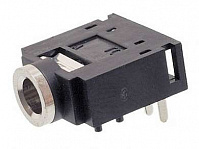 Гнездо 3.5 мм стерео на  плату с выкл. 5c  Pl