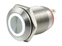Кнопка M12 OFF-ON LED12V IB12C-P 2A/36V 4c IP65
