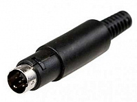 Штекер Mini DIN 7-pin, Ni/Pl, тип II