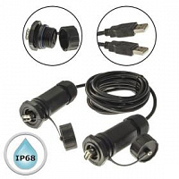 Разъём герметичный SZC M25USBZ2-2.0G-3M, 480 Мб/с