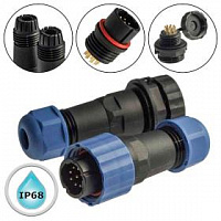 Разъём герметичный SZC16 9P-F-M, 9 контактов